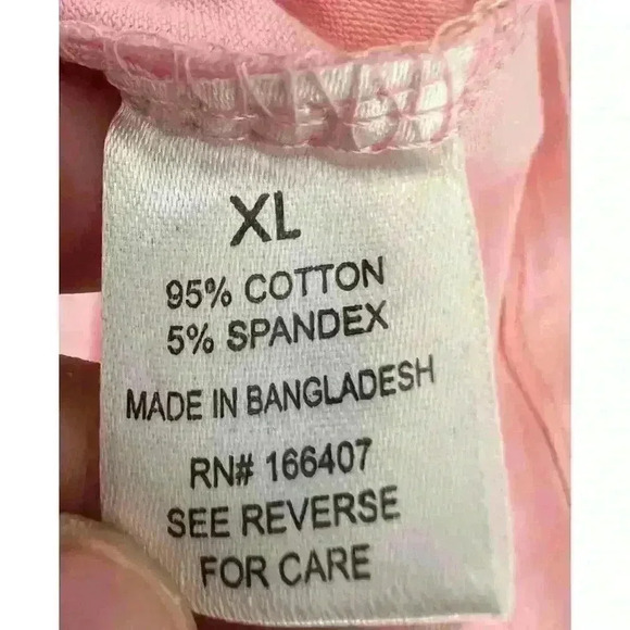 Splash Juniors XL Pink V Neck Short Sleeve Pullover Tshirt - Picture 5 of 10